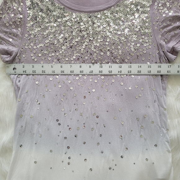 INC Lavendar Ombre T-SHIRT Small - Picture 8 of 9